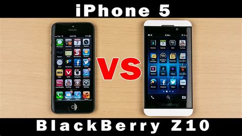 Blackberry Z10 Vs Iphone 5 Full In Depth Comparison Youtube