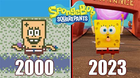Spongebob Squarepants Games Evolution 2000 2023 Youtube