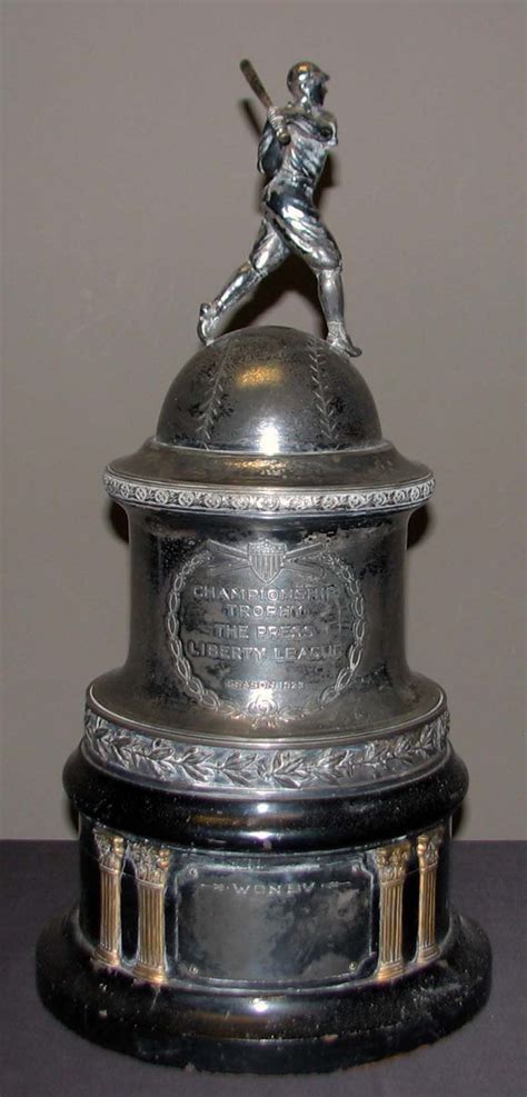 Lot Detail 1923 Figural Baseball Championship Trophy