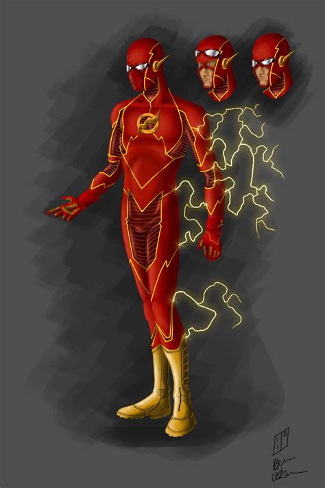 Flash Suit Design By 8comicbookman8 On Deviantart