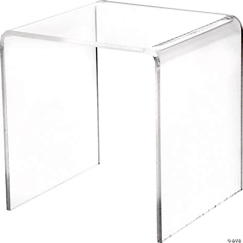 Plymor Clear Acrylic Square Display Riser 4 H X 4 W X 4 D 18