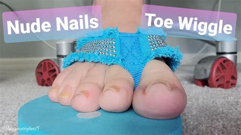 Nude Nail Toe Wiggle Wedge Flip Flops My Pretty Feet Store Clips Sale