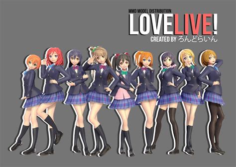 [mmd] Love Live Uniforms Dl By Wintrydrop On Deviantart