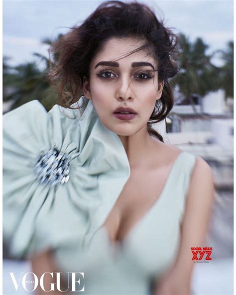 Lady Superstar Nayanthara Stunning Stills From Vogue Magazine Cover