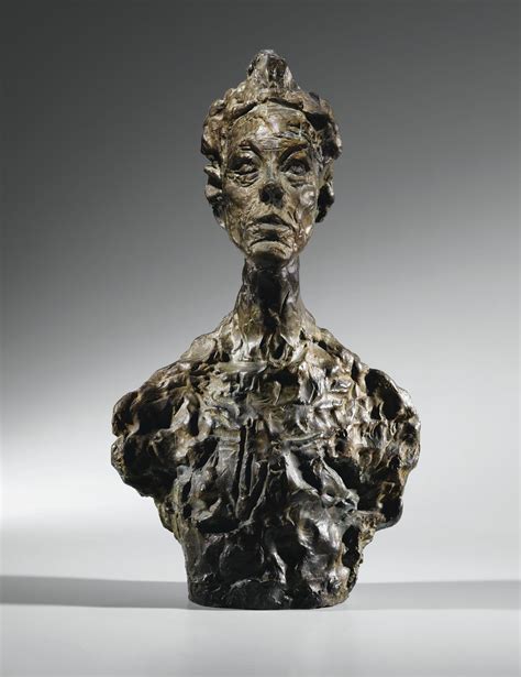 Alberto Giacometti 1901 1966 Buste Dannette Dit Venise Inscribed