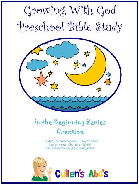 Creation These Preschool Bible Lessons Designed For Parents