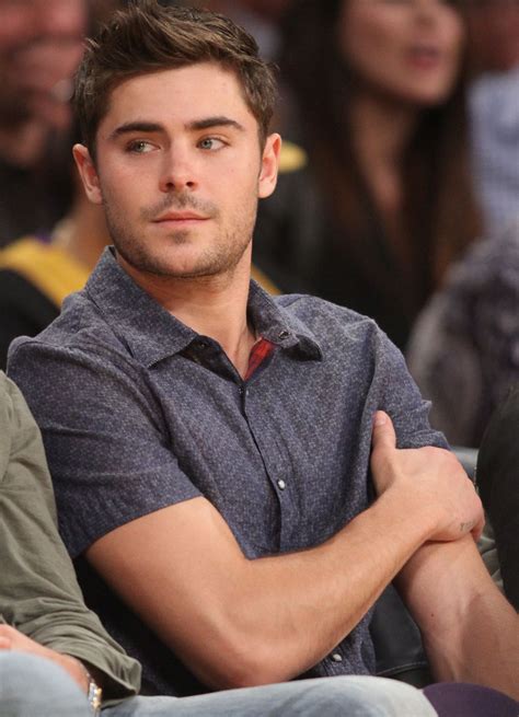 Oh Yes I Am Zac Efron At Lakers Game