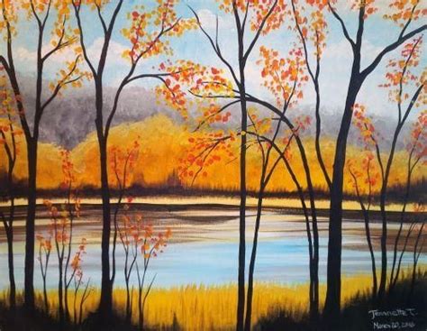 30 Easy Landscape Paintings Ideas For Beginners Sunrise Paintings