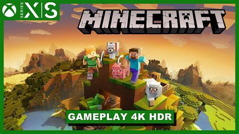 Minecraft Xbox Series X Gameplay 4k Hdr Youtube