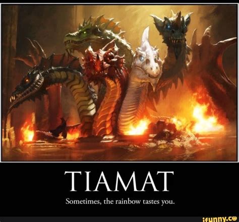 Tiamat Sometimes The Rainbow Tastes You Dungeons And Dragons