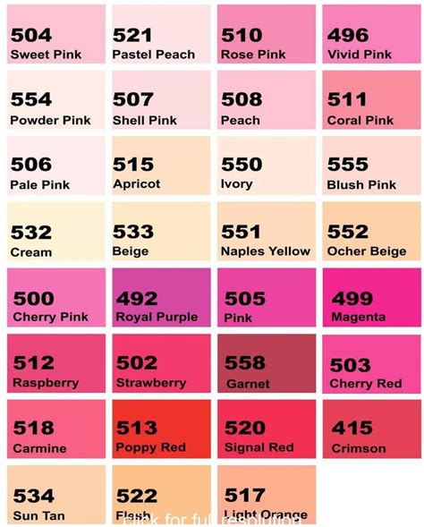 Shades Of Pink Color Palette With Hex Code Color Palette Pink Shades