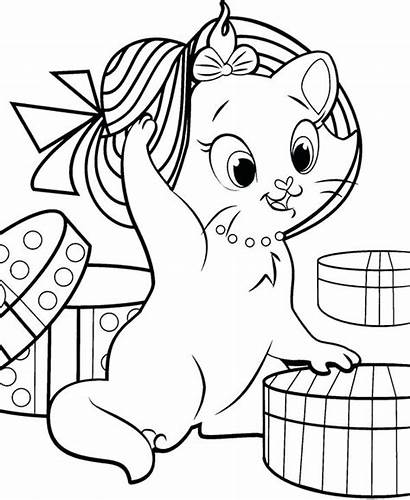 Aristocats Coloring Pages Marie Aristocat Getdrawings Getcolorings