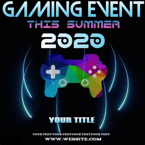 Playstation Ps Xbox Pc Nintendo Gaming Day Template