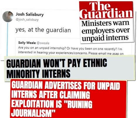 Epic Guardian Unpaid Internship Hypocrisy Guido Fawkes Rukpolitics
