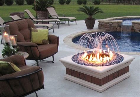28 Best Firepit Fountain Ideas Images On Pinterest Backyard Ideas