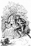 “Dora and David in the Garden” — Furniss's eighteenth illustration for ...