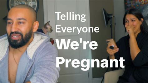 Reaction To Pregnancy Reveal Video Youtube