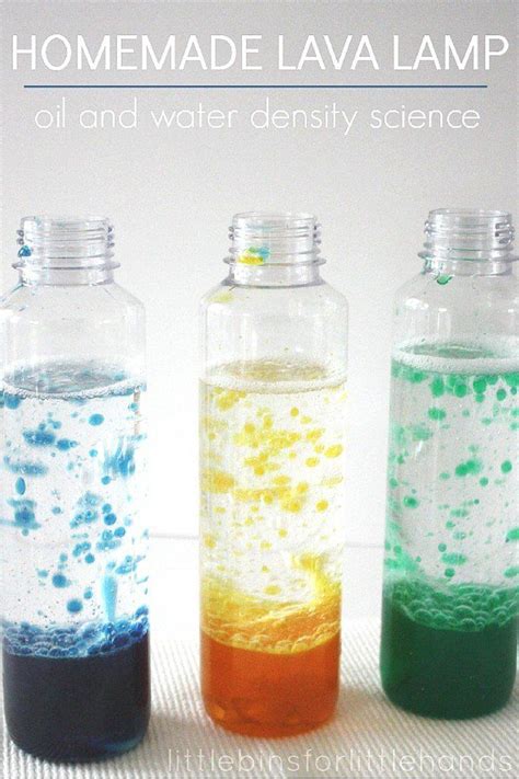 Homemade Lava Lamp Oil And Water Science Experiment Water Science