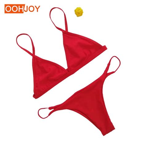 New Sexy Micro Bikini Women Swimwear Brazilian Thong Bikini Low Waist Swimsuit Bathing Suit