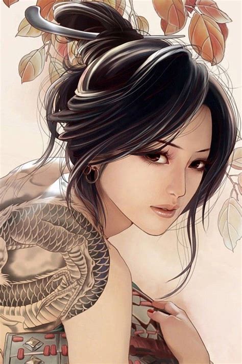 Pin By Akane Nakamura On Imagination Tattoo Girl Wallpaper Sexy Art