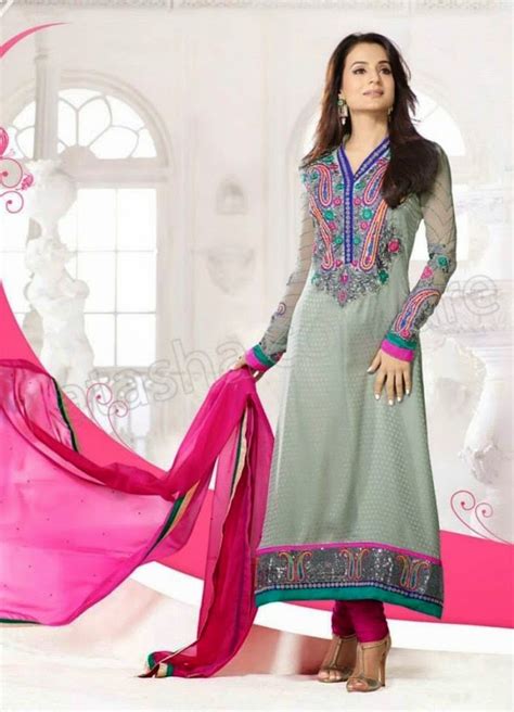 Exclusive Shalwar Kameez Summer Collection 2014 With Amisha Patel By