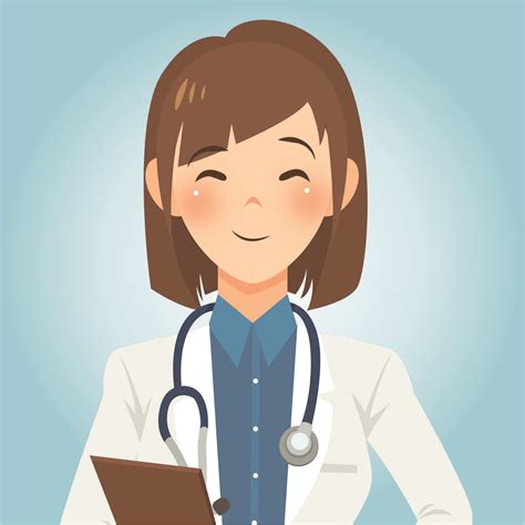 Kartun Dokter Perempuan Homecare24