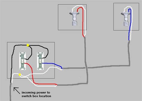 How to wire a connect the earth wire to the connected electrical appliance as well as switches as per electrical. How To Wire 2 Separate Single Pole Switches To 2 Separate Lights? - Electrical - DIY Chatroom ...