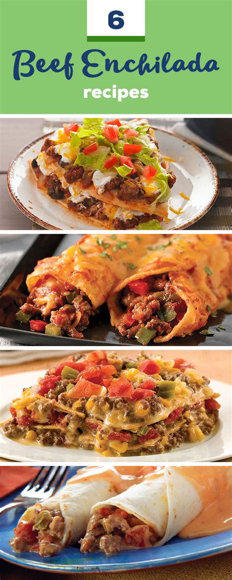 Beef enchilada recipe to rival any restaurant! 6 Beef Enchilada Recipes - Meaty, cheesy, and delicious ...
