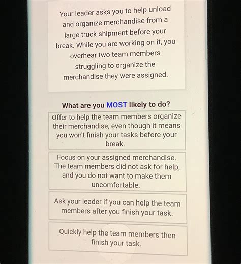 Solved Your leader asks you to help unload and organize | Chegg.com