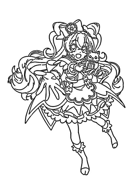 Delicious Party Pretty Cure Coloring Pages Printable For Free Download
