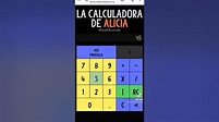 calculadora alicia - YouTube