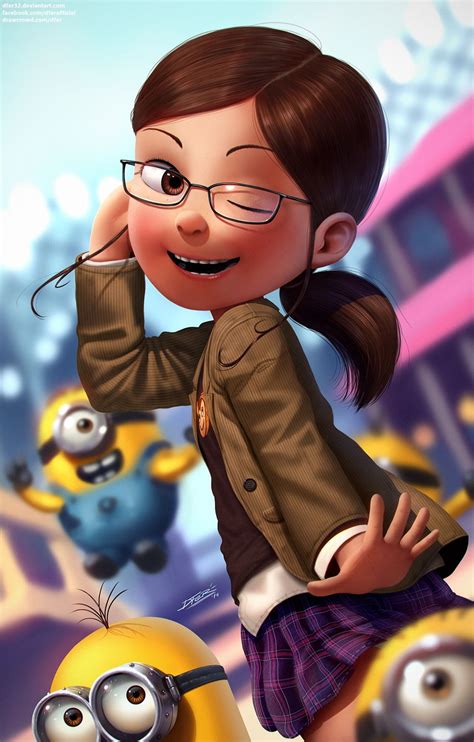 Margo And Minions By DFer On DeviantART Female Cartoon Characters