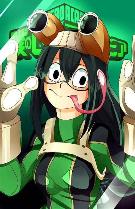 Boku No Hero Academia Tsuyu Asui By Neuroticpig On Deviantart