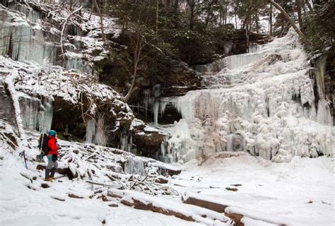 Winter Hiking At Ricketts Glen State Park