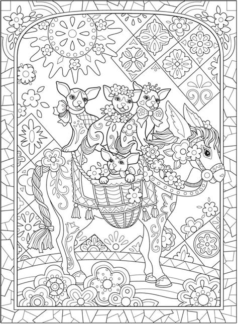 Creative Haven Animal Coloring Pages
