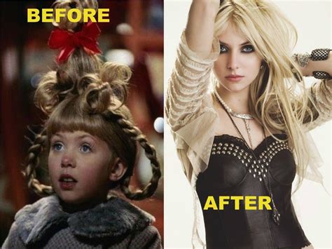 Taylor Momsen Grinch Then And Now