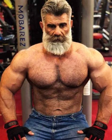 Handsome Older Men Scruffy Men Hairy Men Muscles Men Are Men Grey