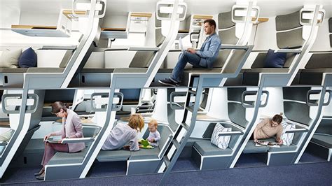 New Airplane Seat Design Allows Economy Class Passengers To Lie Down