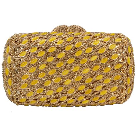 Gold Clutches And Purses Walden Wong