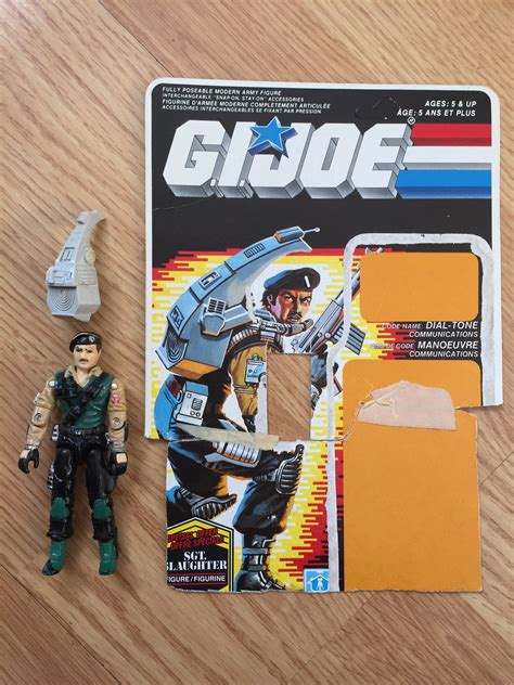 Gi Joe 1986 Dial Tone V1 With Full File Card Hasbro Etsy