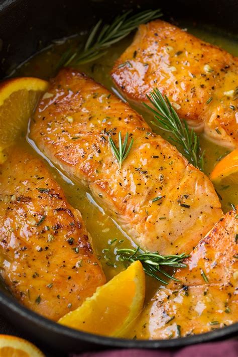 Orange Glazed Salmon Recipe With Rosemary Cooking Classy