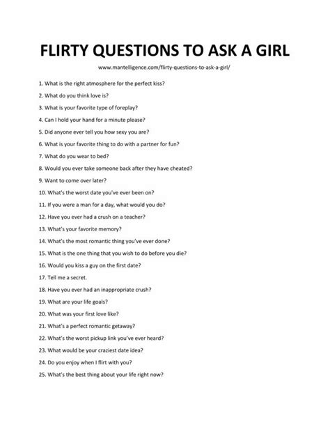 27 flirty questions to ask a girl the only list you need fun questions to ask flirty