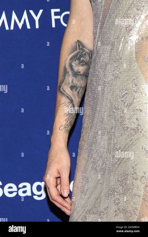Singer Skylar Grey Tattoo Detail Attends The 16th Annual Grammy