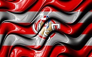Download imagens Bandeira do Cremonese FC, 4k, ondas 3D vermelhas e ...