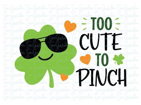 too cute to pinch svg