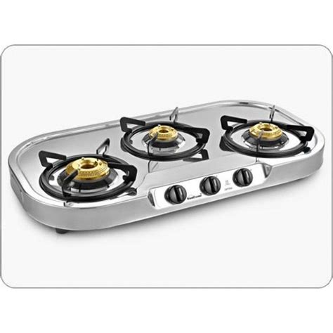 Lpg Sunflame Optra 3b Stainless Steel Gas Stove For Kitchen Rs 3500