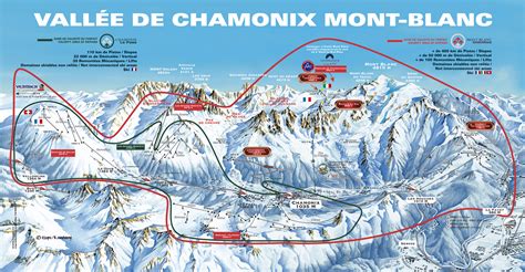 Plans Des Pistes Chamonix Mont Blanc Et Ouverture Des Pistes Sports