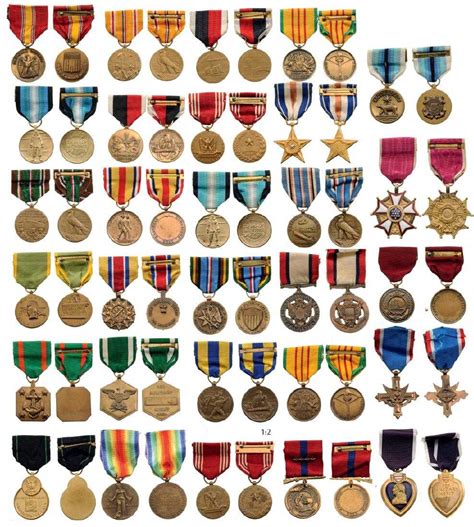 Important Group Of Us Medals