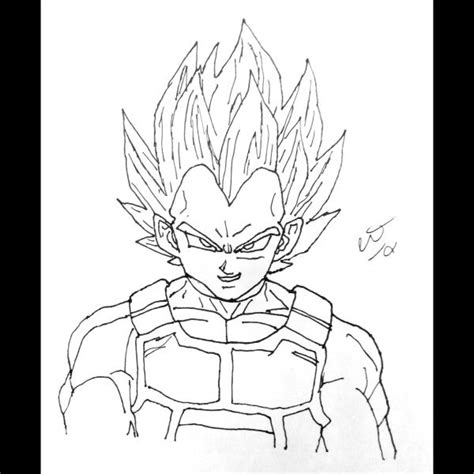 Pin by sam on dbz sketches and drawings dragon ball. Coloriage Vegeta Ultra Instinct - Coloriage Ideas