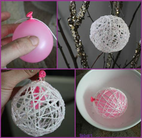 Diy Pretty String Ball Decoration For Christmas